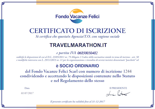 Certificato di iscrizione